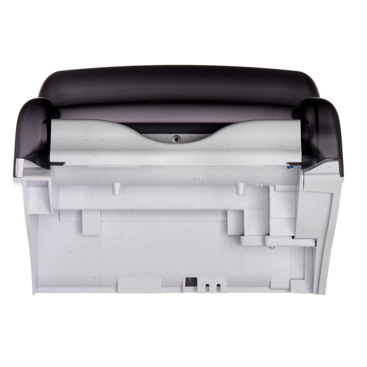 San Jamar Classic Smart Essence Plastic Paper Towel Dispenser, Towel Dispenser for Bathroom, 10 X 14.5 X 12.5 Inches, Black Pearl