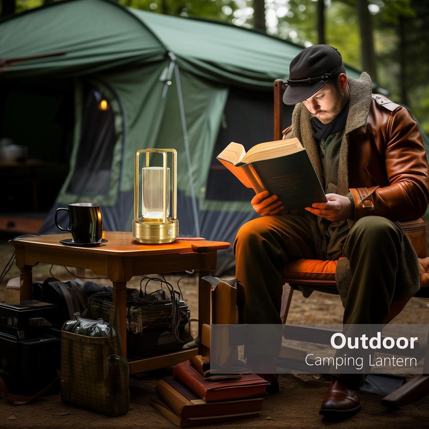 Crystal Table Lamp for Indoor and Outdoor, Rechargeable Cordless Lamp, 3-Colour 4000mAh Dimming Battery Powered Small Desk Lamp, Restaurant/Bedroom/Bar/Coffee Shop/Camping Light/nightlight-Gold