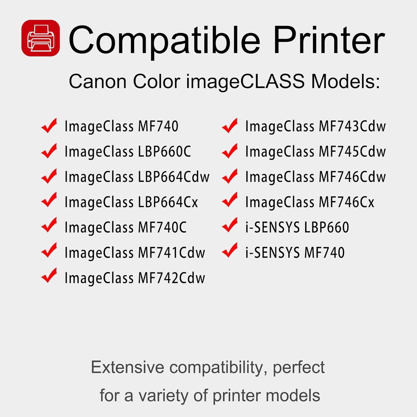 1 Pack 055H 3017C001 Yellow Whit chip Toner Cartridge: Compatible CRG 055H 3017C001 Replacement for Canon Color ImageClass MF740 LBP660C LBP664Cdw MF740C MF745Cdw i-SENSYS LBP660 MF740 Printer