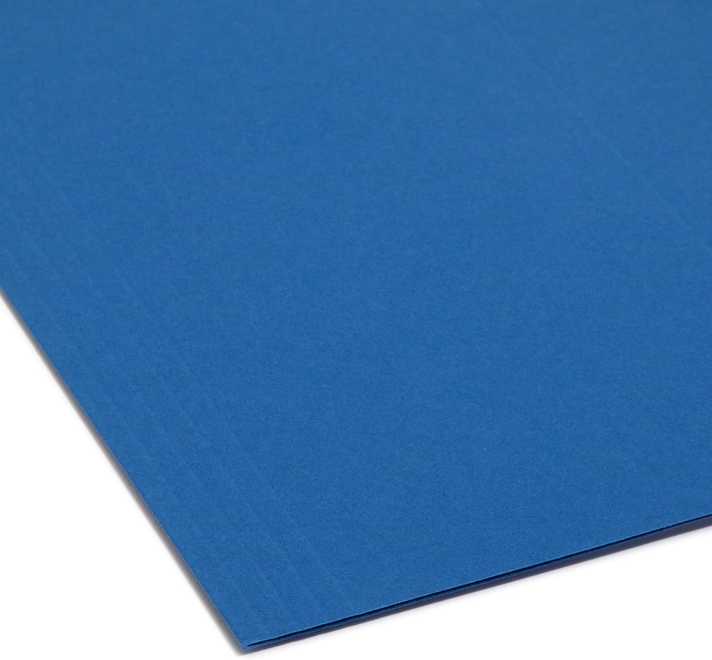 Smead Colored Hanging File Folder with Tab, 1/5-Cut Adjustable Tab, Letter Size, Navy Blue, 25 per Box (64057)