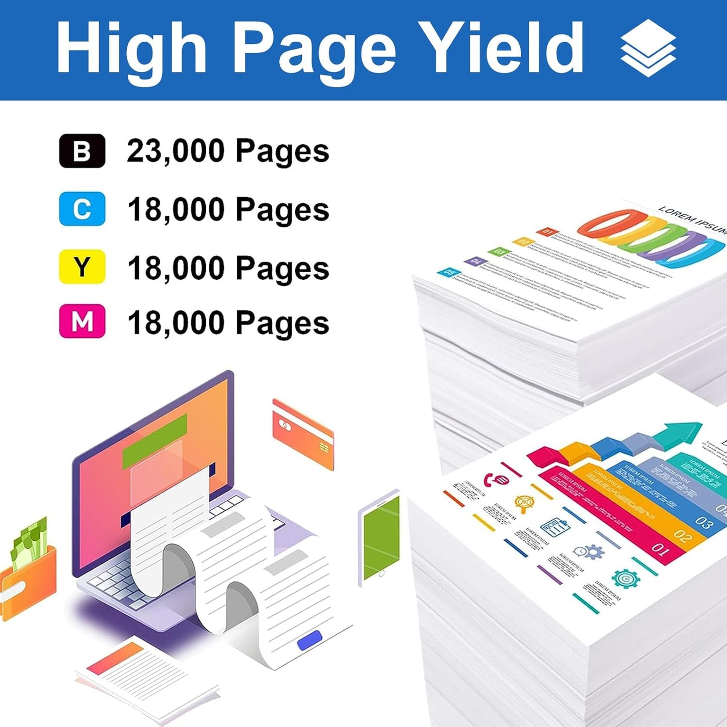Toner Cartridge for Canon GPR-53 GPR 53 for ImageRunner Advance Advance iR-ADV C3325 C3330 C3525 C3530 C3025 High Yield (Toner Cartridge)