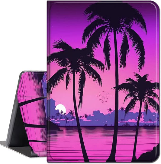 for Amazon Kindle Fire Max 11 Case (13th Generation, 2023 Release) 11",Slim Lightweight Smart Shell Stand Cover with Auto Wake/Sleep for All-New Fire 11 Max Tablet,Palm Trees Sunset Tropical