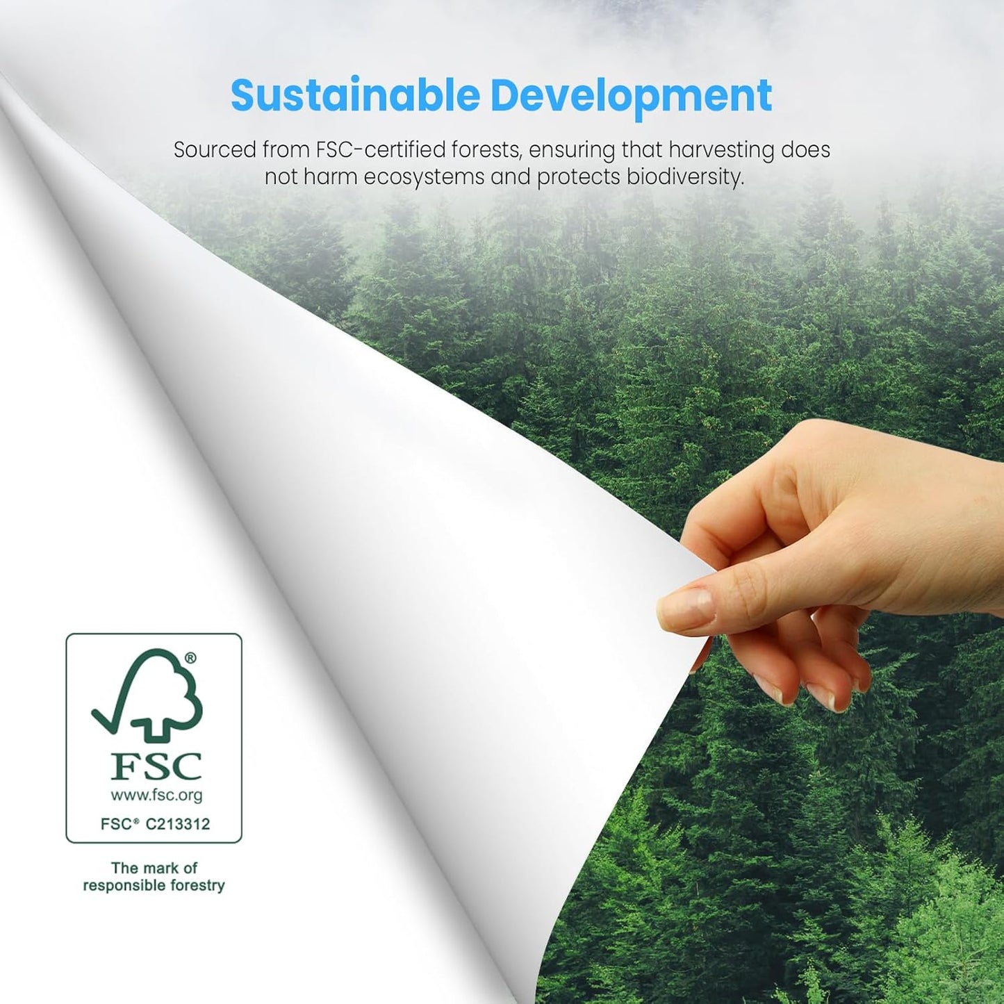 Comix Sticky Portable Tabletop Easel Pads, 20 x 23 Inches Flip Chart Paper for Teachers, Large Self Stick Easel Paper for Office School Supplies, 20 Sheets/Pad, 2 Pads/Pack