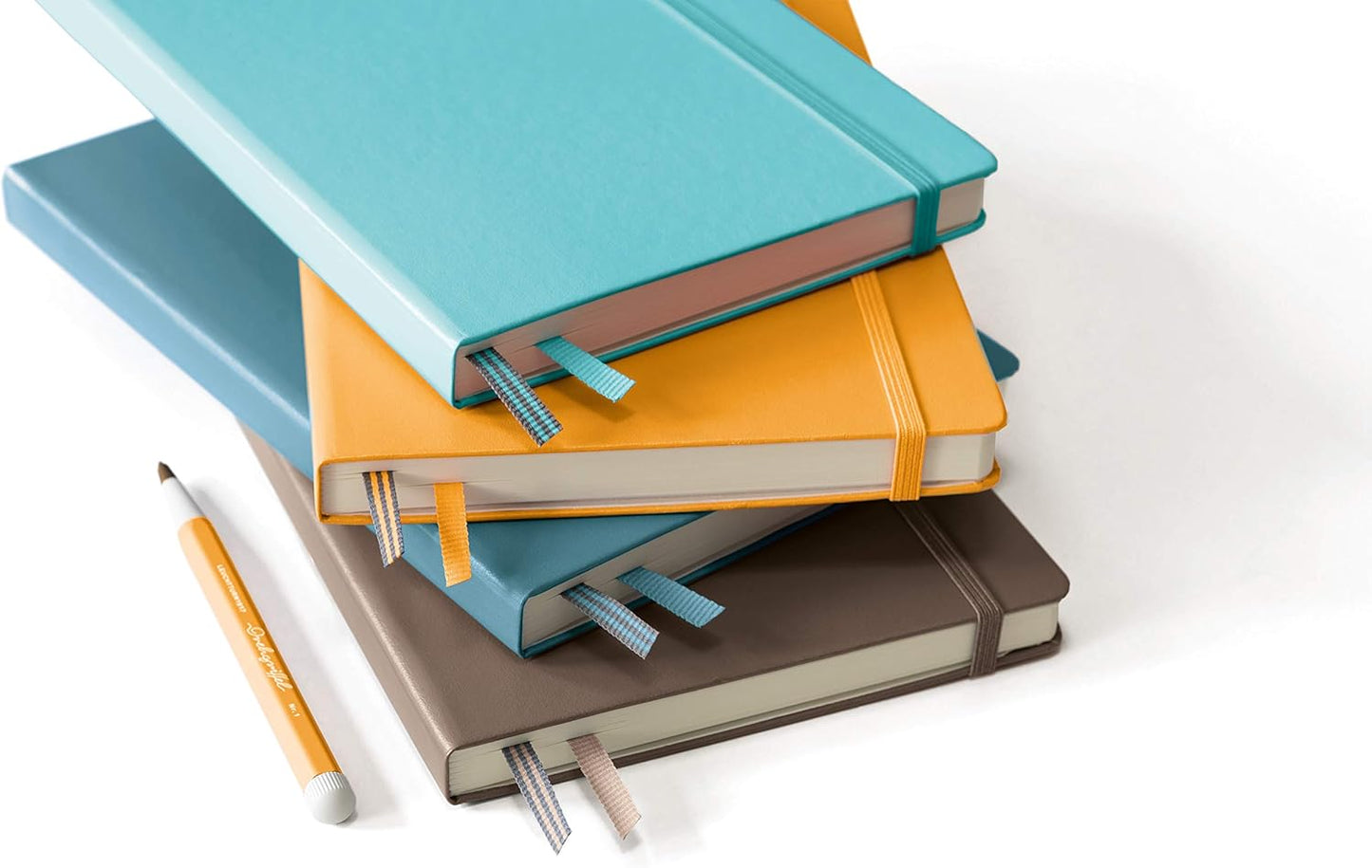 LEUCHTTURM1917 - Notebook Hardcover Medium A5-251 Numbered Pages for Writing and Journaling (Stone Blue, Dotted)