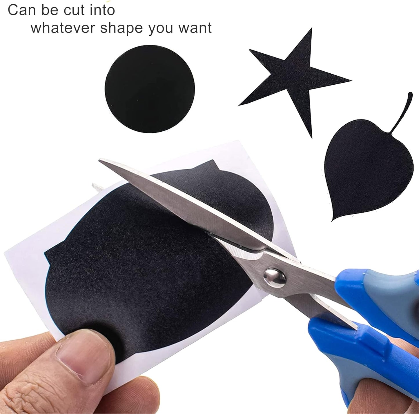 MUWOOB Chalkboard Labels, 120pcs Black Reusable Waterproof Stickers with 2 Erasable White Chalk Markers for Kitchen Pantry, Containers, Mason Jars, Condiments, Food Storage (Rectangle)