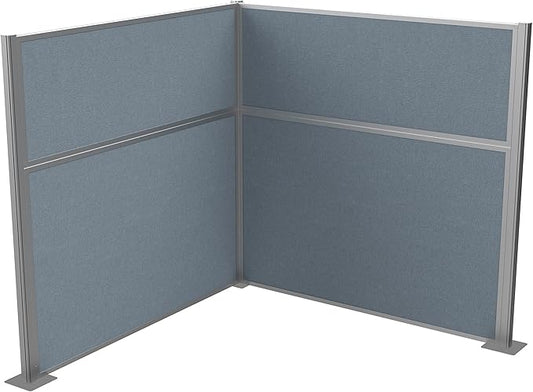 Versare Hush Panel Cubicle Kit | Workstation Partition Walls | Sound Dampening Cubicle Walls | Partitions for Desks