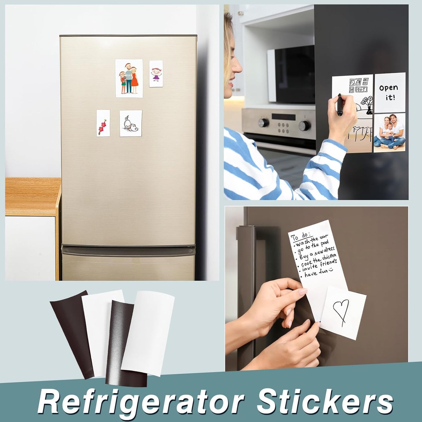 Amylove Blank White Surface Magnet Sheets 24 Inch x 40 Feet, 25 Mil Magnetic Roll Printable Flexible Vinyl Blank Magnetic Sign Sheet Safe for Vehicles DIY Craft Project