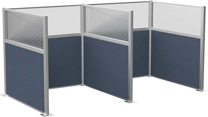 Versare Hush Panel Cubicle Kit | Workstation Partition Walls | Sound Dampening Cubicle Walls | Partitions for Desks