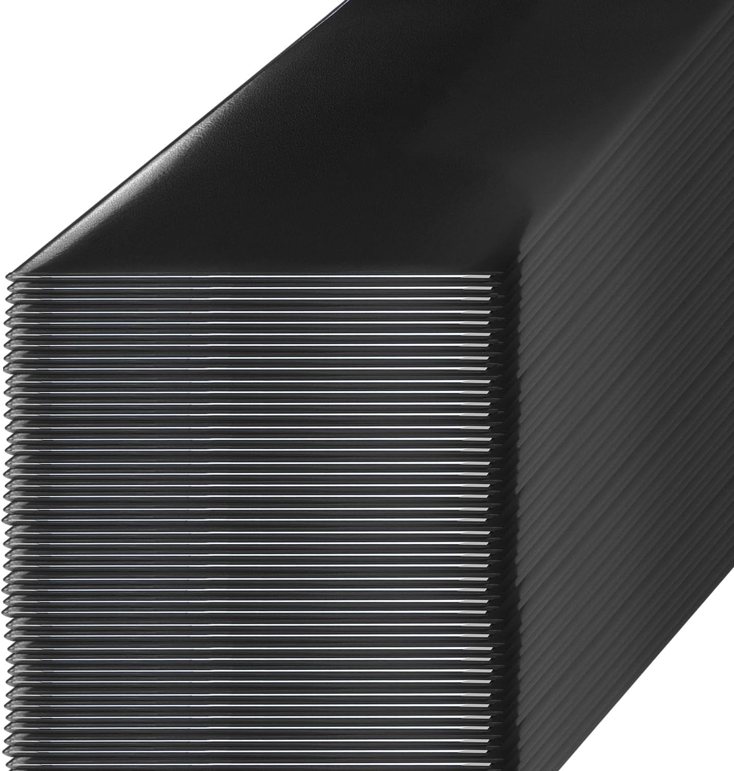 Certificate Holders 8.5"x11" Graduation Diploma Cover Document Leather Folders,Black-100 Pack