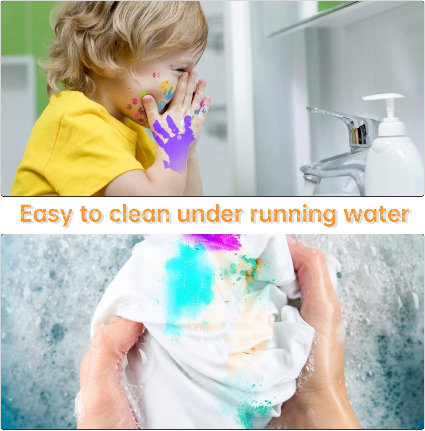 Ink Pad, 15 Colors Finger Washable Stamp Pads for Kids