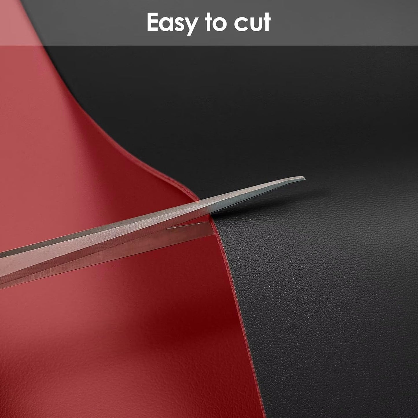 Leather Table Cover,1.8mm Thick,42x72 Inch Table Protector,Table Protector for Dining Room Table,Dining Room Table Protector Pad.(Black+Wine Red,42x72)