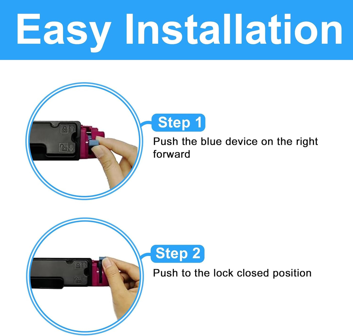 LCL Compatible Toner Cartridge Replacement for Kyocera TK5272 TK-5272 TK5272C TK-5272C 1T02TVCUS0 for Kyocera ECOSYS M6230cidn M6235cidn M6630cidn M6635cidn P6230cdn Printer (1-Pack Cyan)