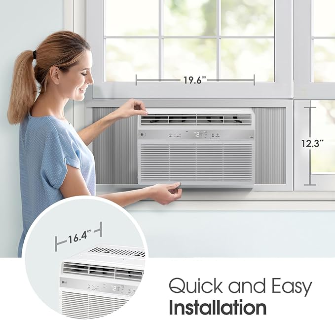 LG 10,000 BTU Wi-Fi Enabled Window Air Conditioner