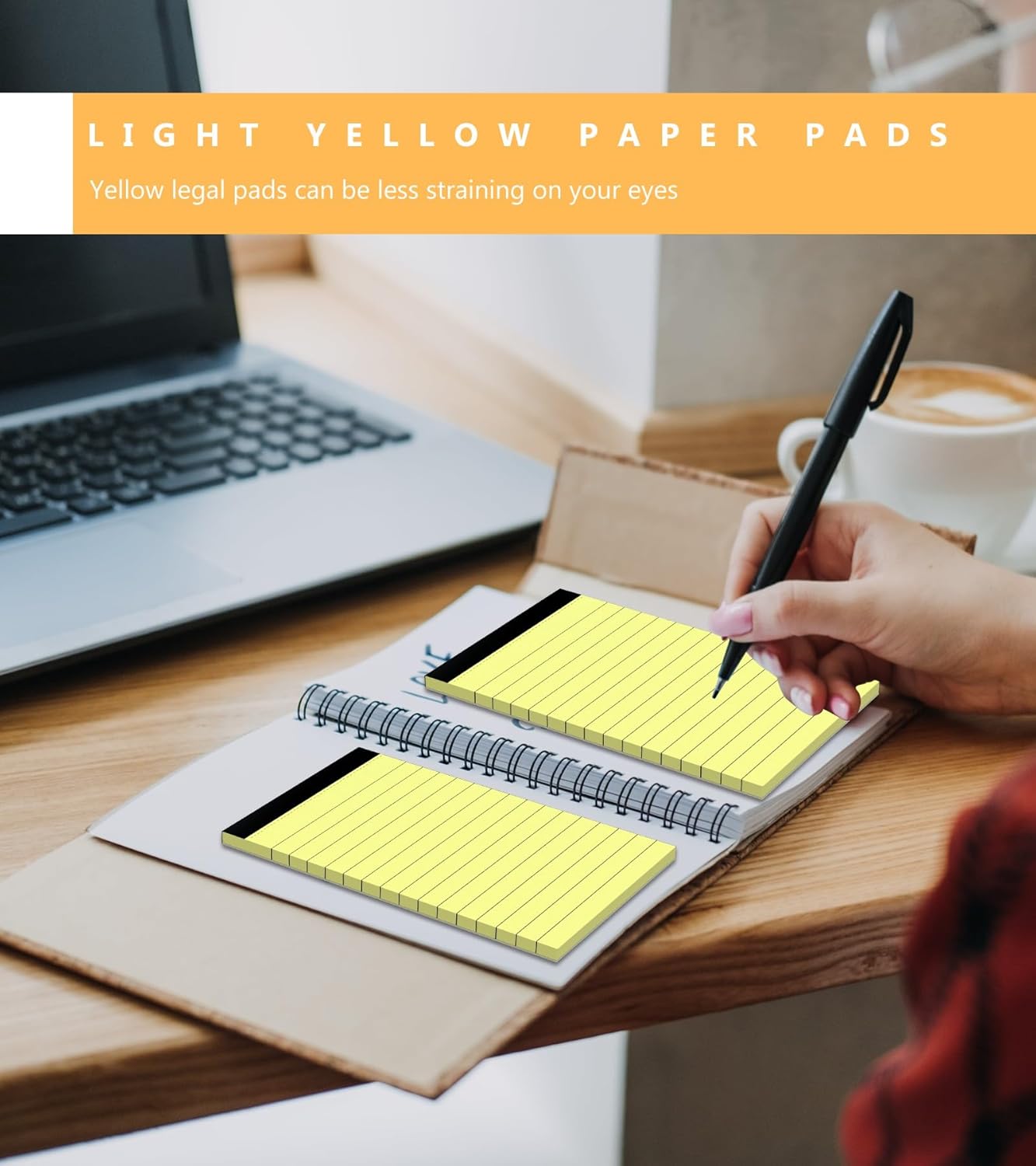 12 Pack Note Pads 3x5 Inch, Small Notepad, Pocket Notepads for Daily Planning, Memo Pads Lined Paper for Grocery List Shopping List, Perforated Yellow Writing Pads, Scratch Pads, 30 Sheet/Note Pad
