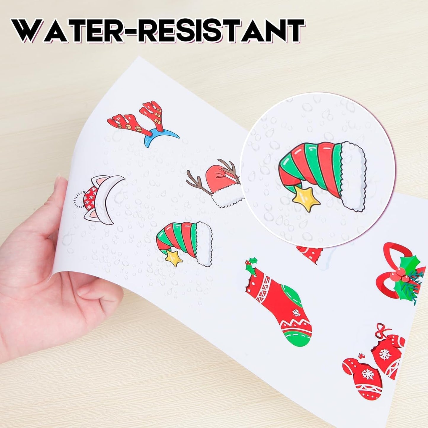 60 Sheets Premium Printable Vinyl Sticker Paper for Inkjet Printer, Glossy White Waterproof, Dries Quickly, Vivid Colors, Tear Resistant, 8.5x11 Inkjet Vinyl Sticker Paper Great for Cutting Machines