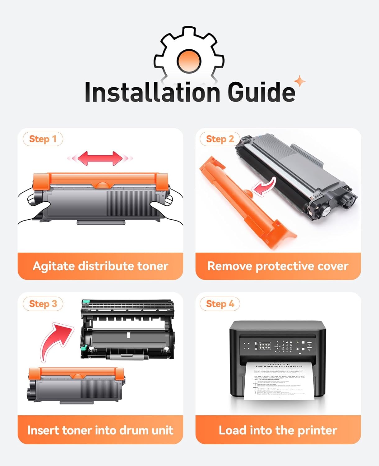 DR630 Drum Unit (Not Toner) Replacement Compatible for Brother DR-630 Imaging Drum HL-L2380DW HL-L2320D HL-L2340DW DCP-L2540DW MFC-L2700DW MFC-L2720DW HL-L2300D HL-L2360DW MFC-L2740DW Printer 2-Pack