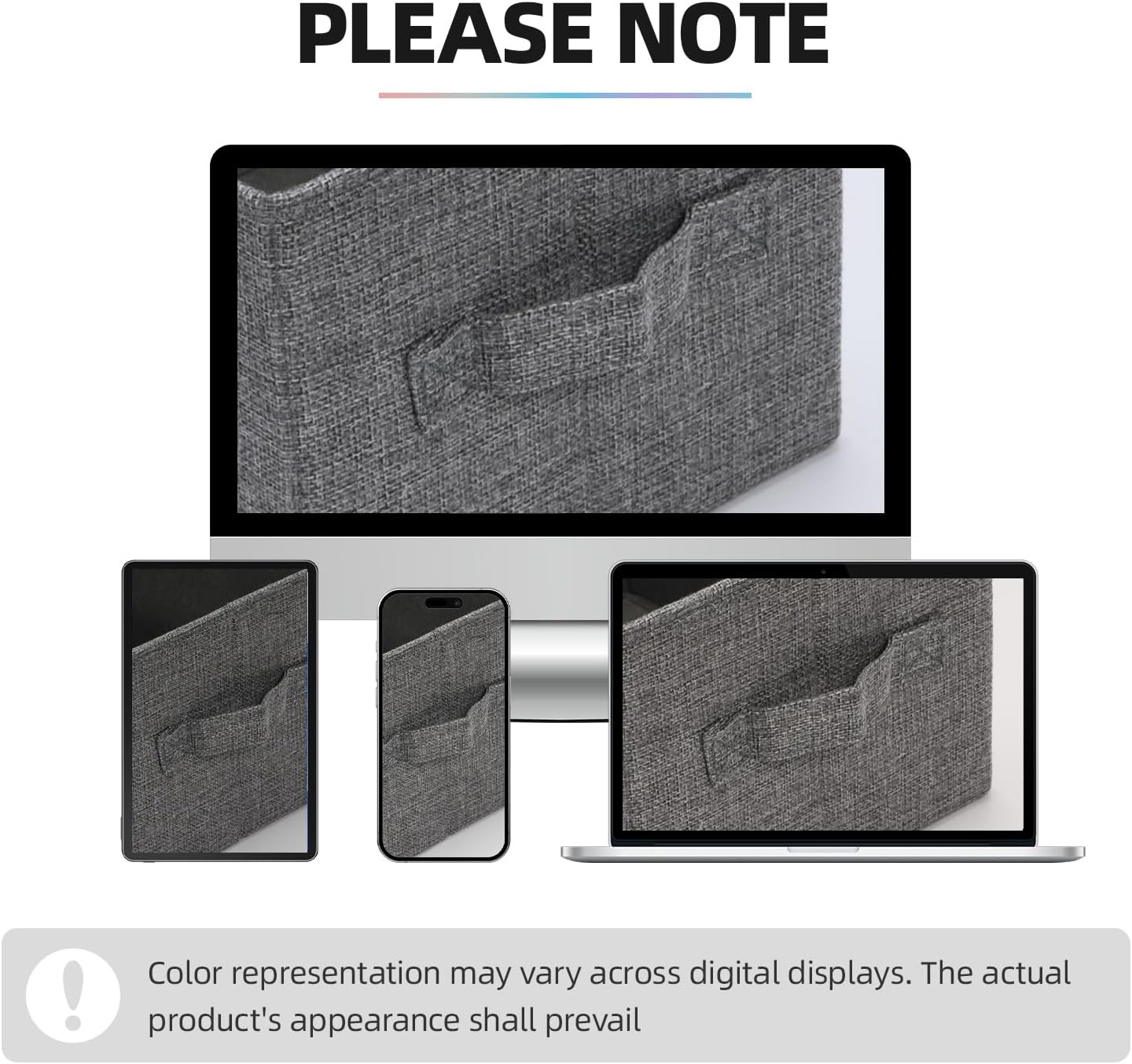 Greeting Card Storage Box, Linen Storage Box with 32 Adjustable Dividers, 168 Labels, 2 Marker Pen, Perfect for Organizing Greeting Cards, Envelopes, Photos 2 Pack Grey