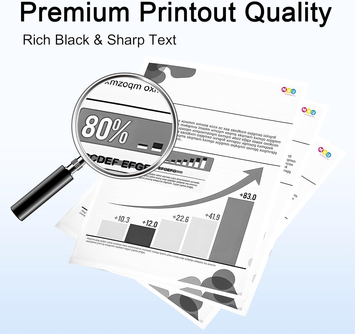 210X Black Toner Cartridges High Yield(with Chip) Replacement for 210A 210X W2100X Toner Cartridge, Fitting for Color Pro MFP 4301fdw 4301dn 4301dw, Pro 4201dw 4201dn(2 Pack Black)