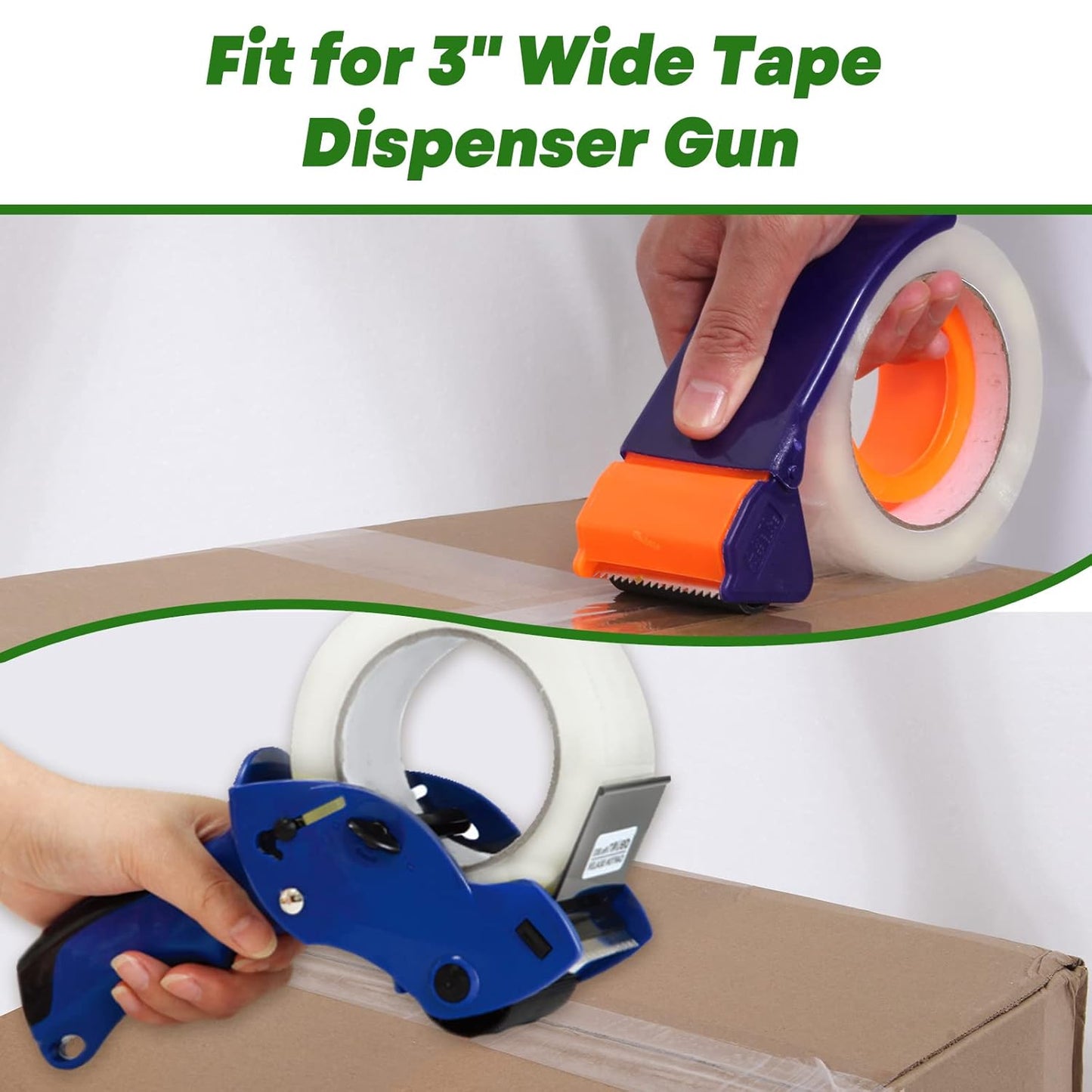 Clear Packing Tape (48 Rolls), Heavy Duty Packaging Tape for Shipping Packaging Moving Sealing, 2 inches Wide, 65 Yards Per Roll