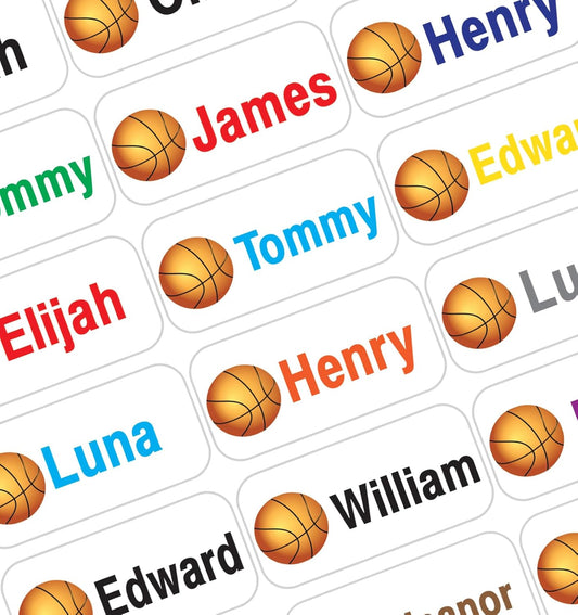 Personalized Waterproof Name Labels Press and Stick Custom Name Stick on Clothing Labels. Customized Up to 3 Lines Great for Camp & Daycare