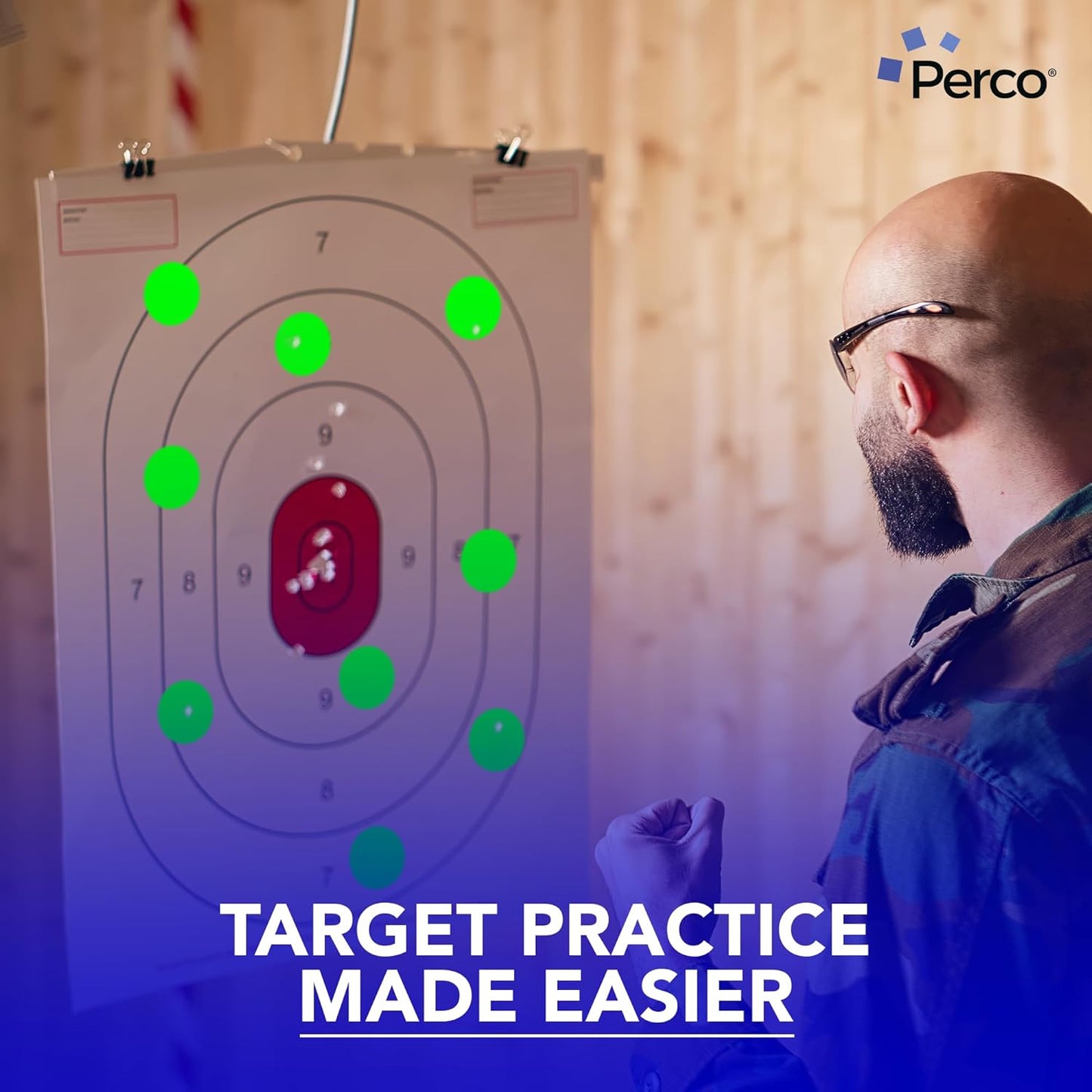 Perco Fluorescent Green 2-Inch Round Circle Dot Sticker Labels with Easy Peel Perforation - 500 Labels per Roll - Strong Adhesion, Vibrant Colors for Organizing, Crafting & More - Made in USA