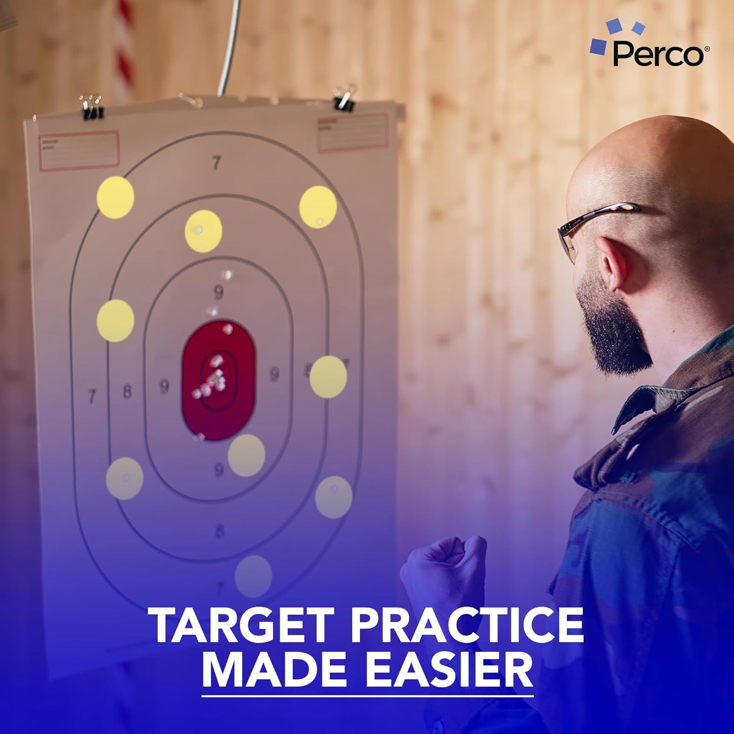 Perco Metallic Gold 2-Inch Perforated Circle Dot Sticker Labels — 10 Rolls, 5,000 Round Stickers — with Permanent Adhesive for Awards, Product Seals, Gift Packaging, Event Marking — Made in USA