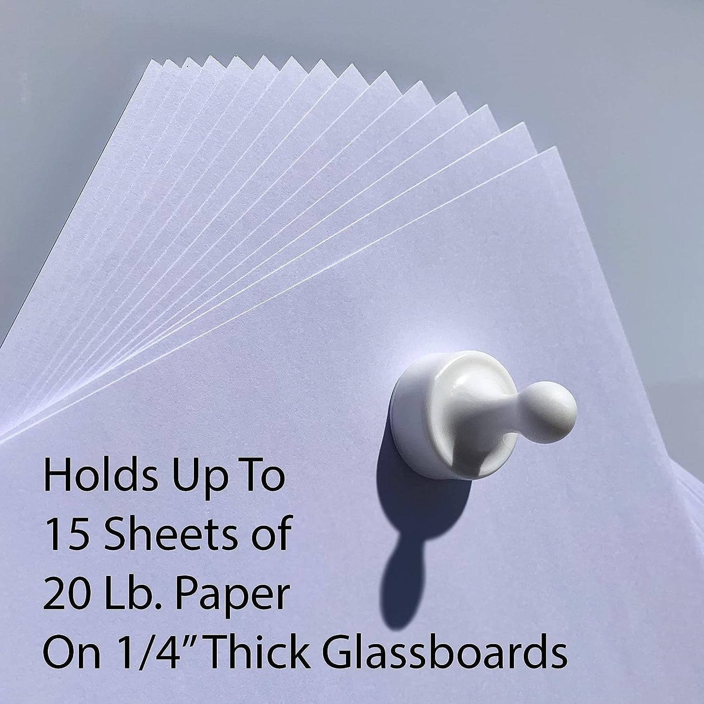 GLASSBOARD STUDIO Powerful Neodymium Magnets, Pawn-Shaped - Strong Fridge/Refrigerator and Whiteboard Magnet, Ideal for Office, Kitchen, Crafts - Rare Earth, Heavy Duty (2, Citrus Green)