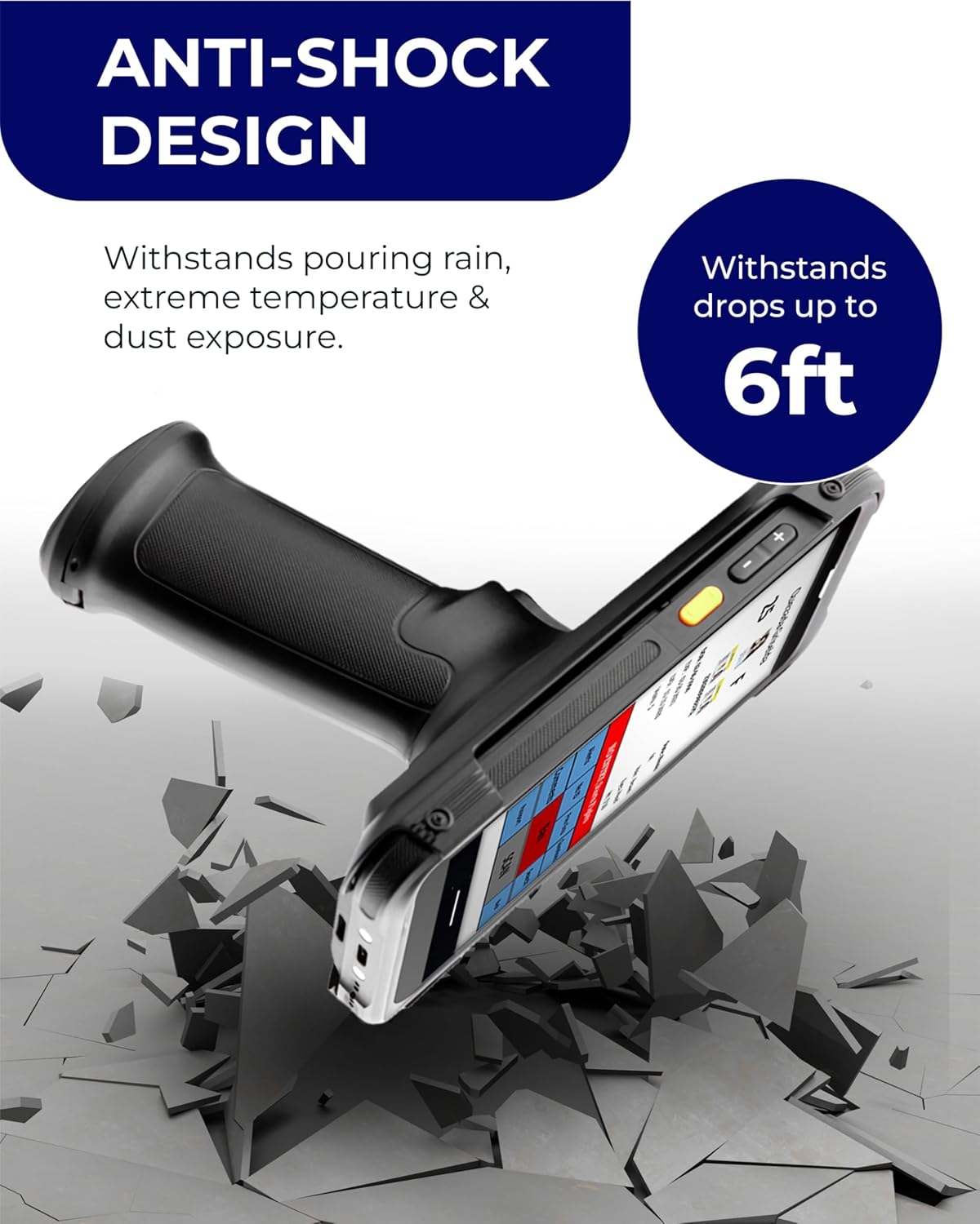 ID Scanner - Drivers License and Passport Scanner and Reader - Age Verification and Customer Management - Quantum Edge V3 Includes Handheld Scanner, Outer Carry Case, & Accessories