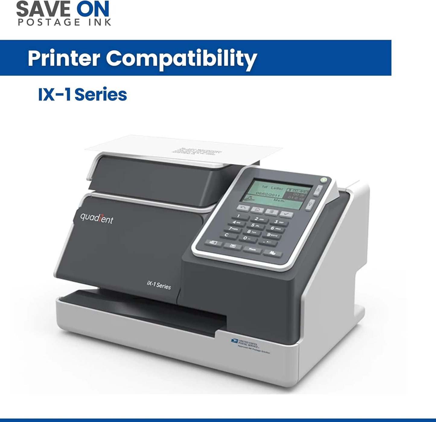 Save On Postage Ink IXINK1 Compatible Quadient Std Ink Cartridge for iX-1 Series