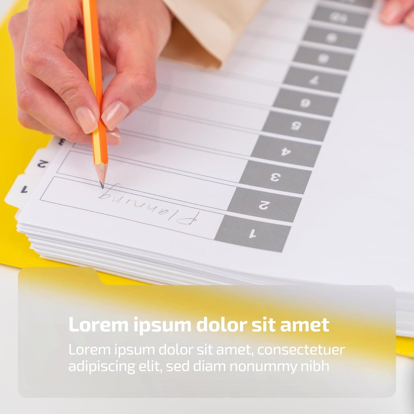 Davis Group 1-12 Index Tab Dividers for 3 Ring Binders, Customizable Table of Contents, 6 Sets