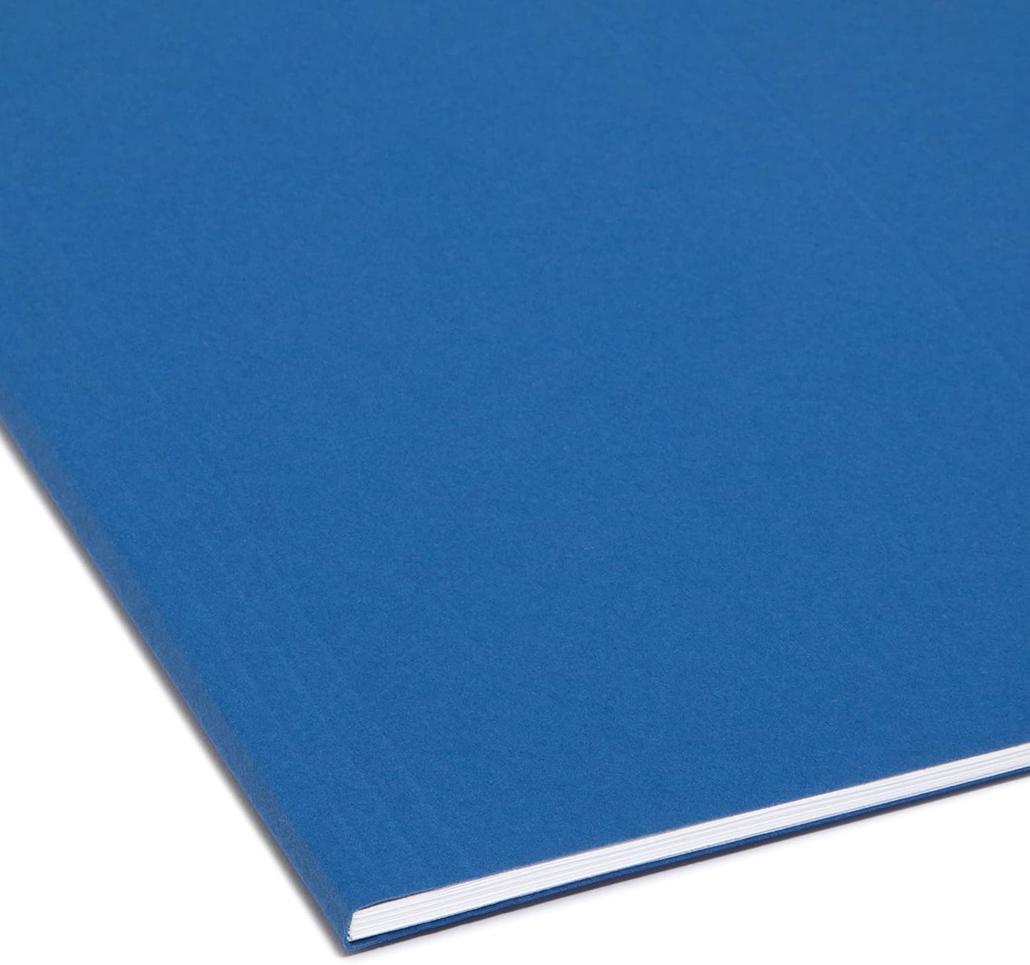 Smead Colored Hanging File Folder with Tab, 1/5-Cut Adjustable Tab, Letter Size, Navy Blue, 25 per Box (64057)