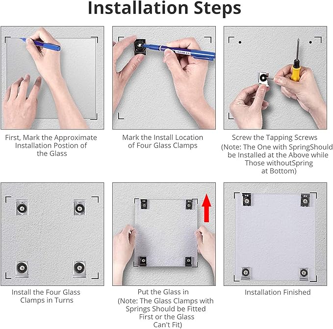 Black Dry Erase Board Magnetic Glass Board, 24x18 Tempered Glass Black Whiteboard for Wall, ZHIDIAN Glass Bulletin Board Framless Blackboard for Office, 2x1.5ft