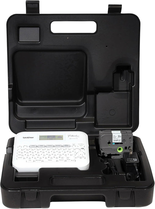 Brother P-Touch PT-D410VP Home / Office Advanced Label Maker | Connect via USB to Create and Print on TZe Label Tapes up to ~3/4 inch