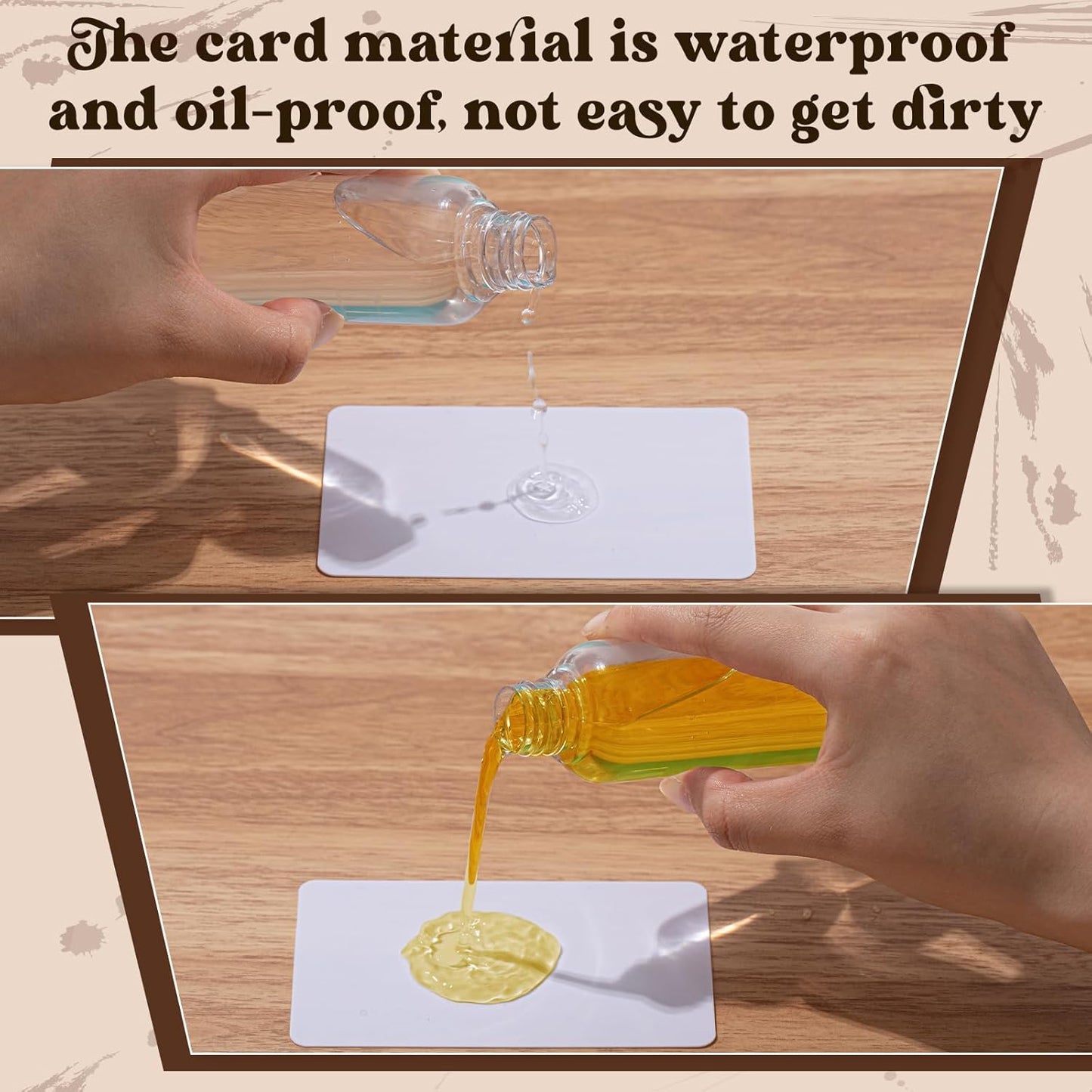 Zomiboo 100 Pieces Tall Trading Card Dividers, Plastic Trading Card Page Dividers for Games Sports Baseball, 2.7 x 4.2 Inch