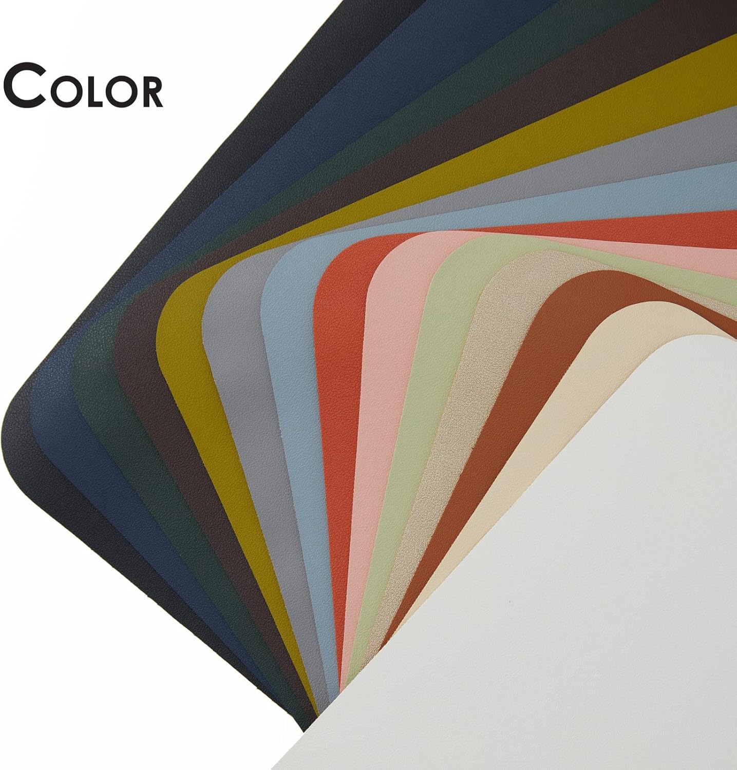 Cork Desk Mat - Dual-Sided Desk Pad for Office and Home - Desk Organization and Accessories - Ideal for Large Mouse Pad and Desk Mats on Top of Desks(White,90cmx 43cm)