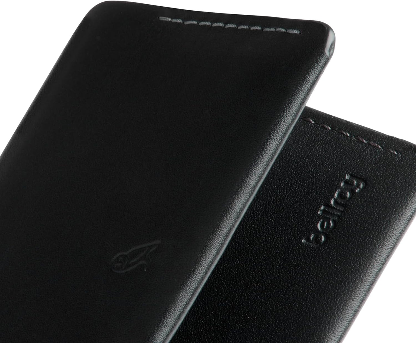Bellroy Under Cover (slimline leather card wallet/holder with card storage, quick access slot, plus space for folded bills) - Black