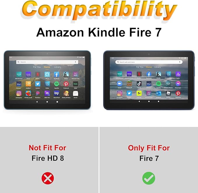 for Amazon Kindle Fire 7 case 2019/2017 Release 9th/7th Generation,Slim Lightweight Smart Shell Stand Cover with Auto Wake/Sleep for Amazon fire 7 Tablet 9th/7th Generation,Skull Roses Florals