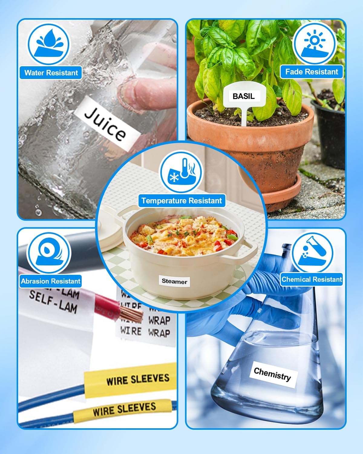 30-Pack Label Maker Tape TZe231 12mm 0.47 Inch Laminated White Tz Tape Replacement for Brother P Touch Label Maker Tape Compatible for Label Maker PT D210 D220 D200 H100 D400 1280, Black on White