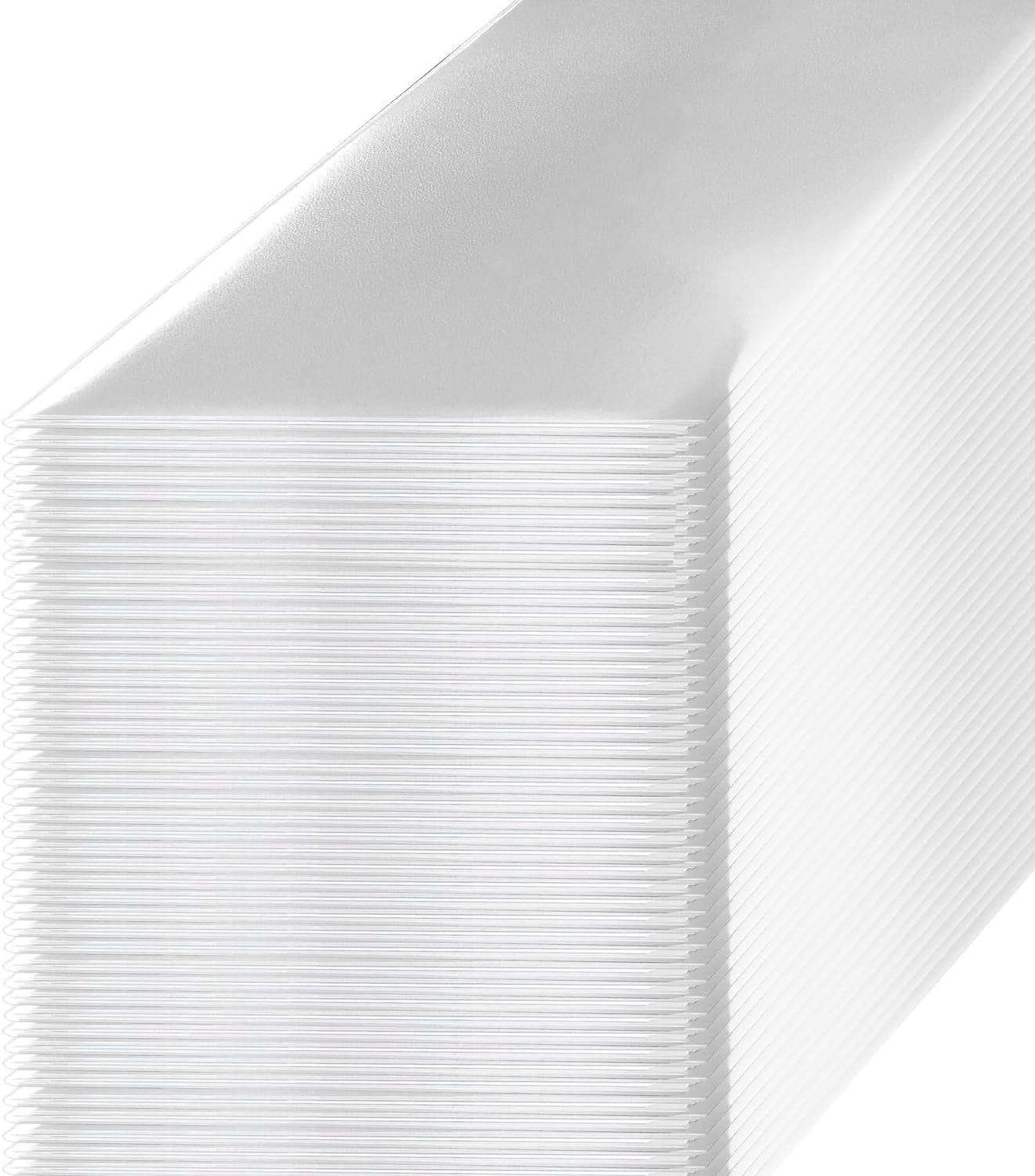 Certificate Holders 8.5"x11" Graduation Diploma Cover Document Leather Folders,White-100 Pack