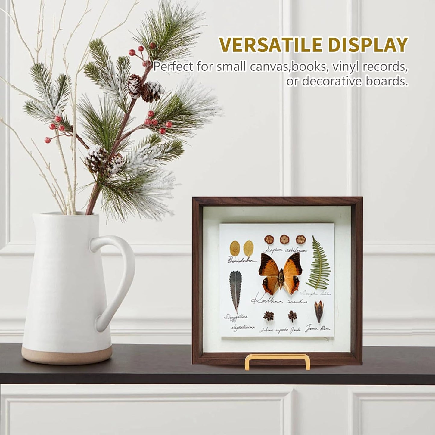 Plate Holder Easel Display Stand - 6 inch Metal Plate Stands for Display - Tabletop Picture Stand - Gold Iron Easels for Display Pictures | Photo Frames | Book | Decorative Plates | Plaque - 3 Pack