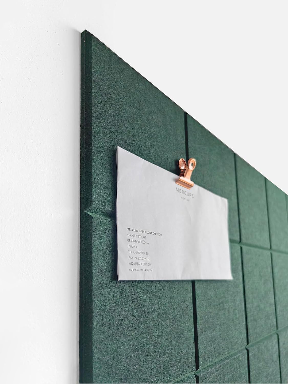 Cork Board 24 x36 Alternative - 6 Pack Felt Wall Tiles with Safe Removable Adhesive Tabs, Cork Boards for Walls Cork Board for Home Office Pin Board Tack Board - Aurora Green