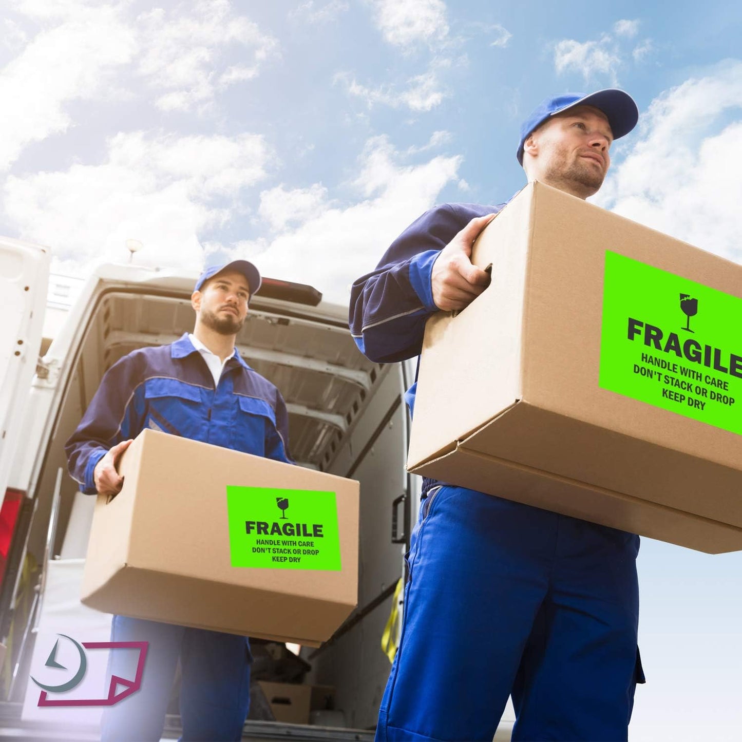 NextDayLabels - 8-1/2 x 11 Neon Color High Light Fluorescent Labels for Laser & Inkjet Printer (Green Fluorescent, 8.5" x 11" - 1 Per Page | 25 Labels)