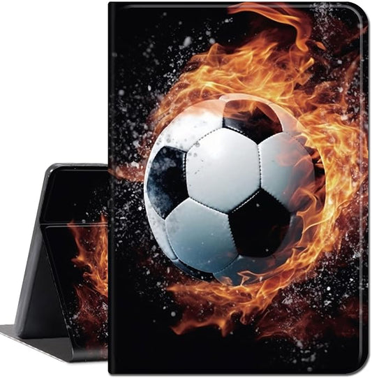 for All-New Kindle Fire 7 Tablet Case (12th Gen, 2022 Release),Slim Lightweight Smart Shell Stand Cover with Auto Wake/Sleep for Amazon Fire 7 Kids Tablet,Fire Football