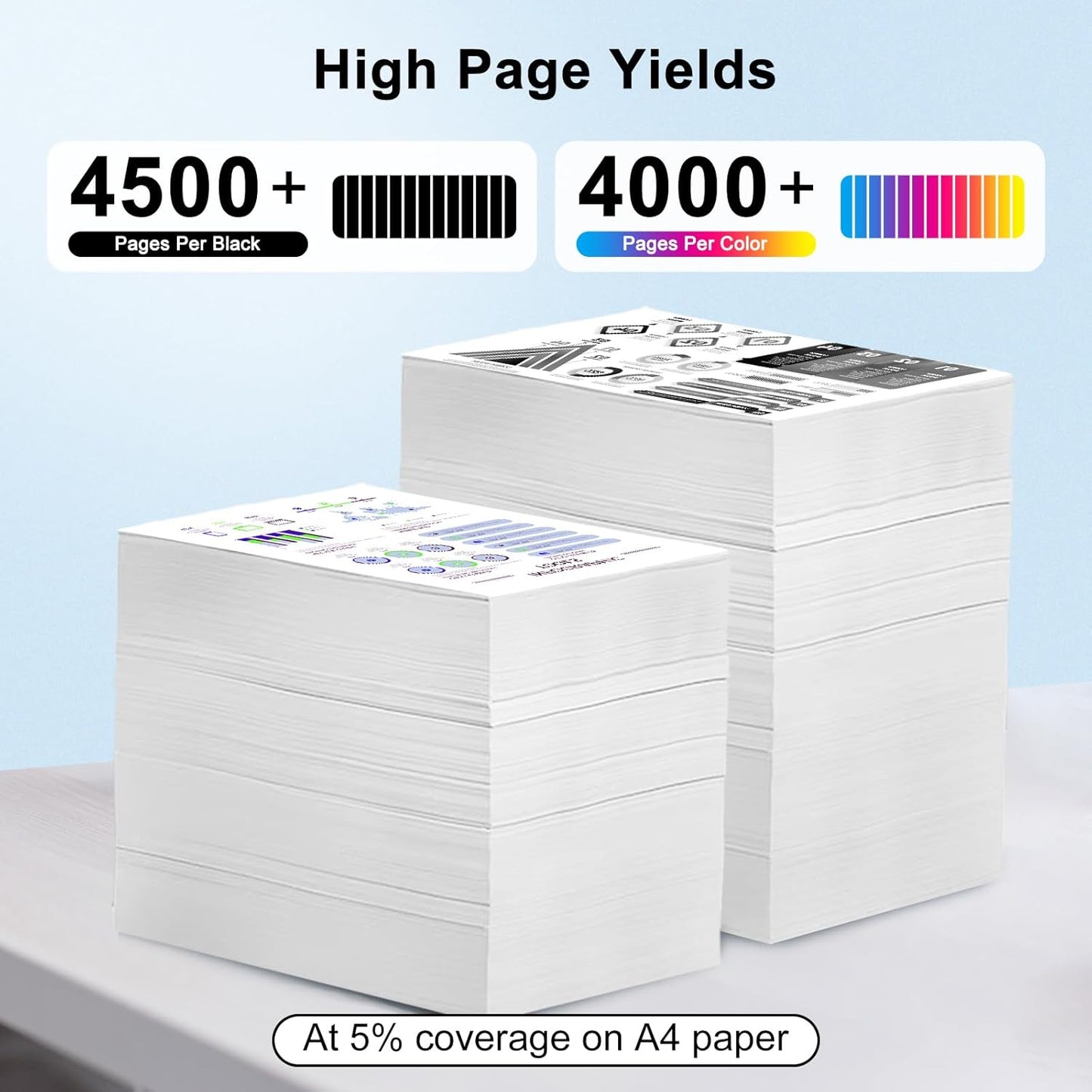 TN433 Toner Cartridge Replacement for Brother TN 433 TN-431 MFC-L8900CDW MFC-L8610CDW HL-L8360CDW HL-L8260CDW Printer Toner (TN433BK TN433C TN433M TN433Y, 4-Pack)