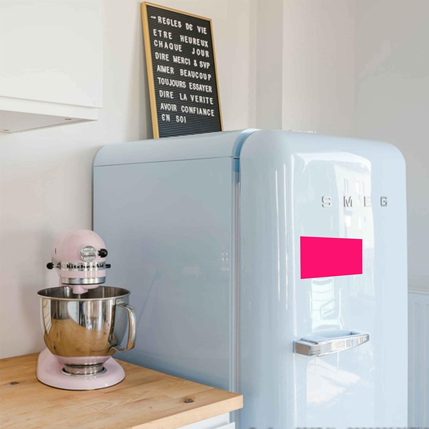 PARLAIM 3 x 5 inch Rectangle Sticker Labels Adhesive Color-Code Stickers, 250PCS Inventory Label Tags for Business, School, Fluorescent Pink