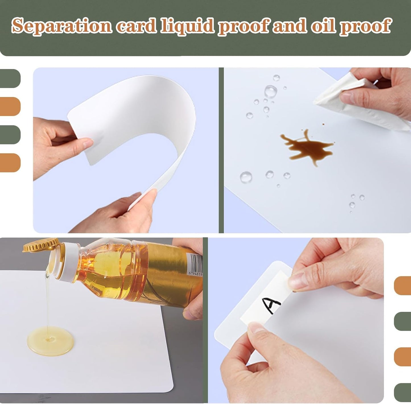 50 Pieces Comic Book Dividers with Tabs,Patient Divider Cards,Card Dividers Comic Book Boards for Storage Boxes 11.22 X 7.24 Inche