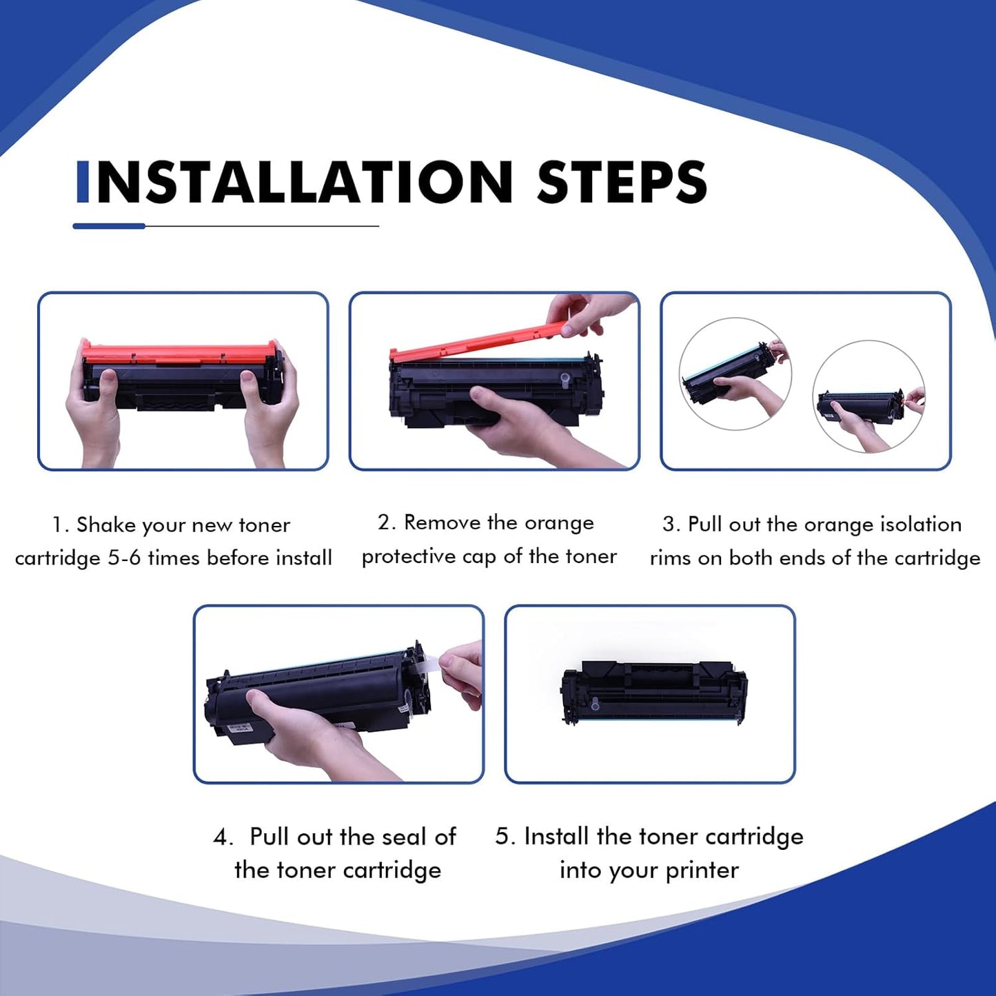 138A Black Toner Cartridges 2 Pack (with Chip) Compatible Replacement for HP 138A 138X W1380A W1380X for HP Pro 3001dw 3001fdw MFP 3101fdw Series Printer Ink