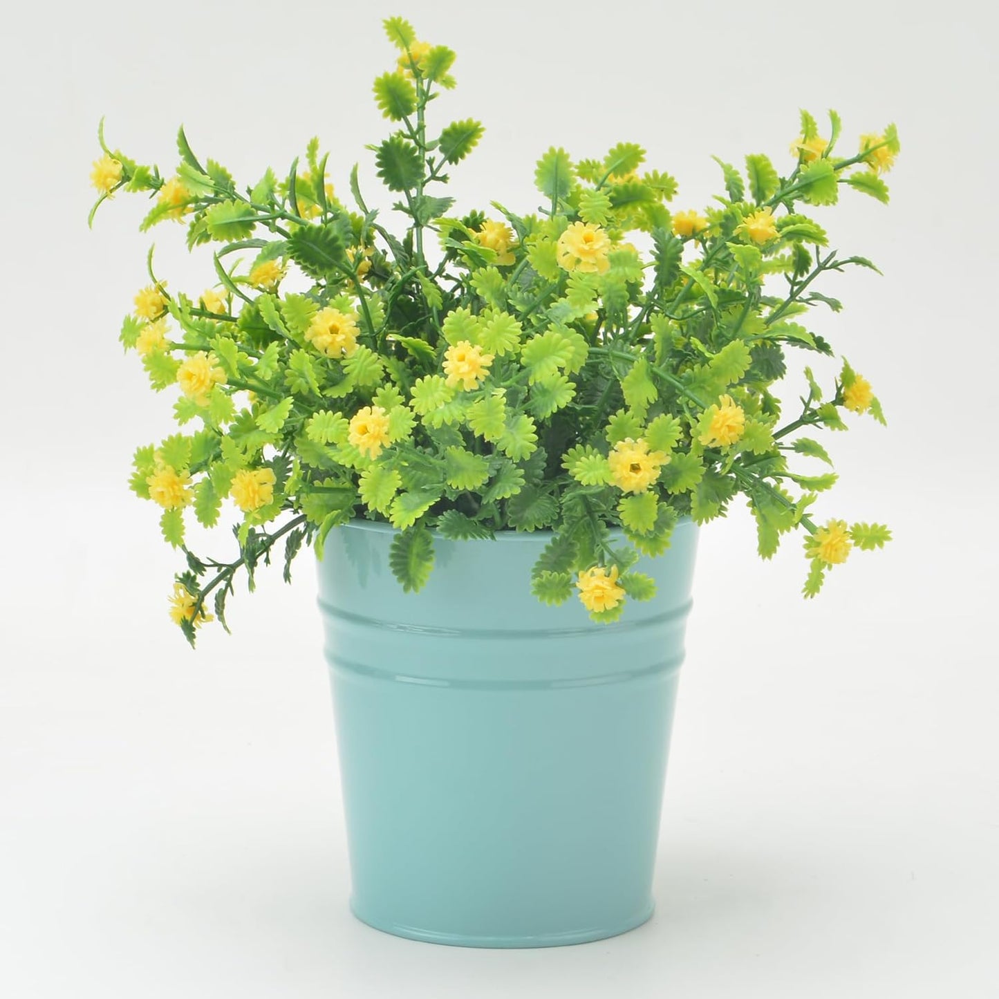 Pen Holder Cup For Desk Pencil Holder Metal Marker Pen Organizer Storage Small Tinplate Flower Pot Succulent Bucket Planters for Office Home - 2 Pack (Black)