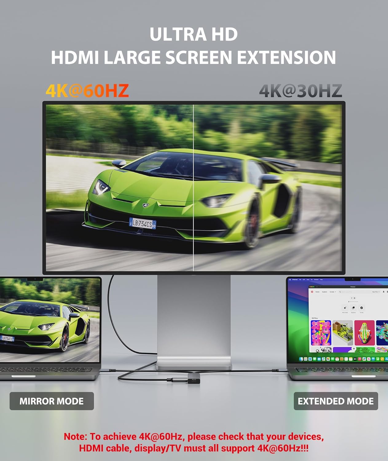 Aceele USB C Hub, 6 in 1 USBC Multiport Adapter with 10Gbps 2 USB C 3.2 and 2 USB A 3.2 Data Port, 4K 60Hz HDMI, 100W Power Delivery for MacBook Pro/Air, iPad Pro, iMac, Surface, XPS and More