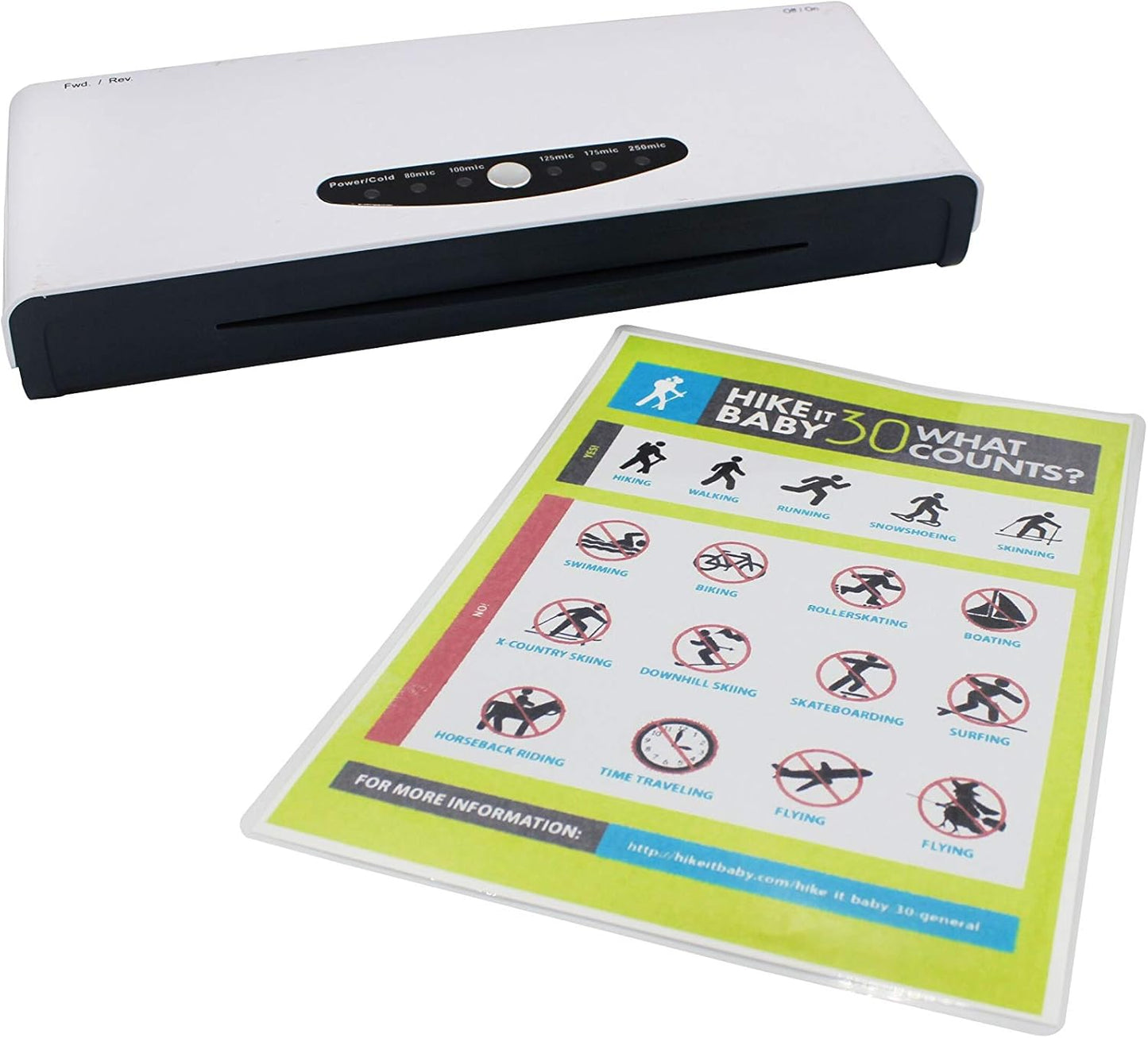 Thermal Laminating Pouches 9"x11.5" Inches, 5mil 100Pack, Clear, Letter Size